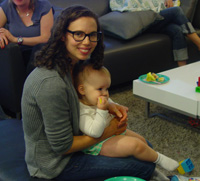 At Her First Birthday Party (October 2014)