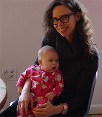 Jane with Lindsay - Christmas 2013