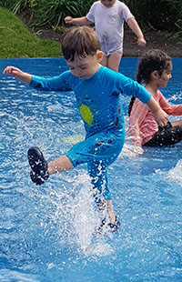 Splashing in the Pool (July 2019)