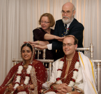 The Groom's parents give their blessing