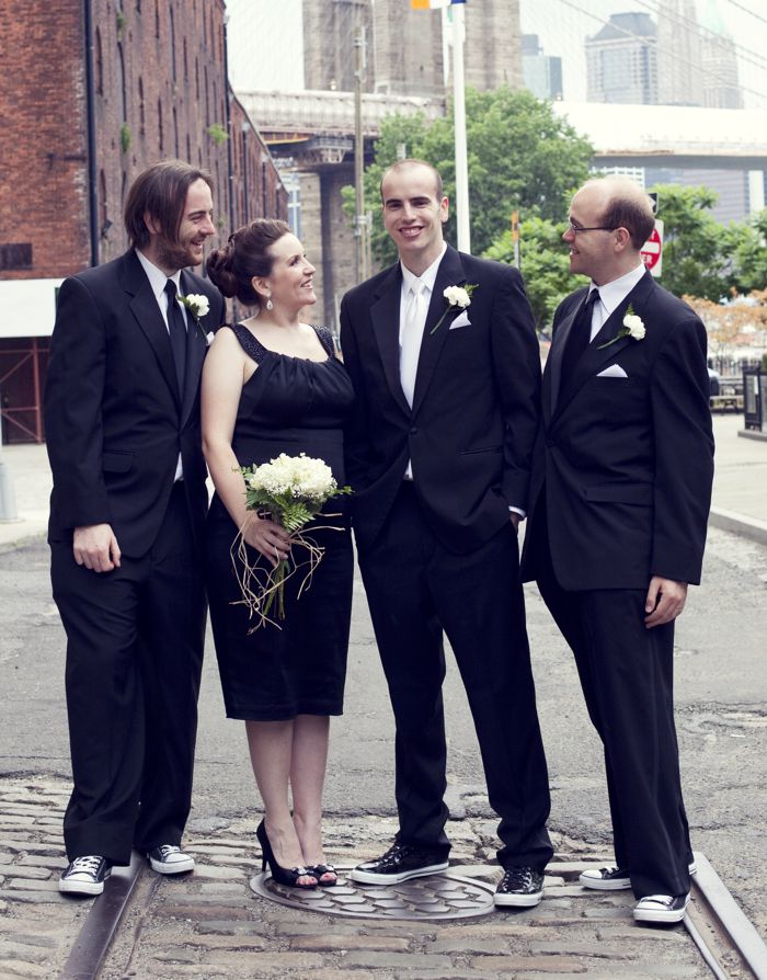 Will and his brothers and sister, before the wedding