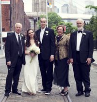 With the parents